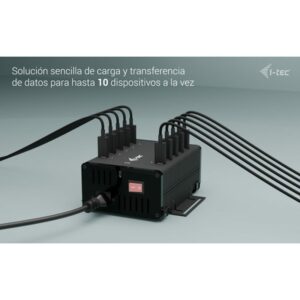 i-tec USB-C/USB-A Metal Charging + data HUB, 15W per port, 10x USB-C i-tec USB-C/USB-A Metal Charging + data HUB, 15W per port, 10x USB-C