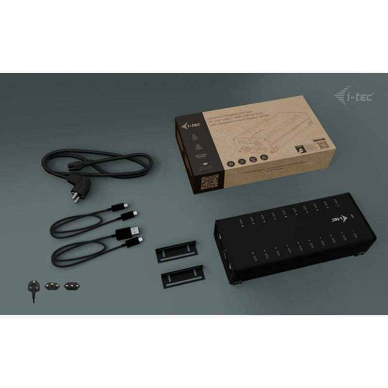 i-tec USB-C/USB-A Metal Charging + data HUB, 15W per port, 20x USB-C - Imagen 10