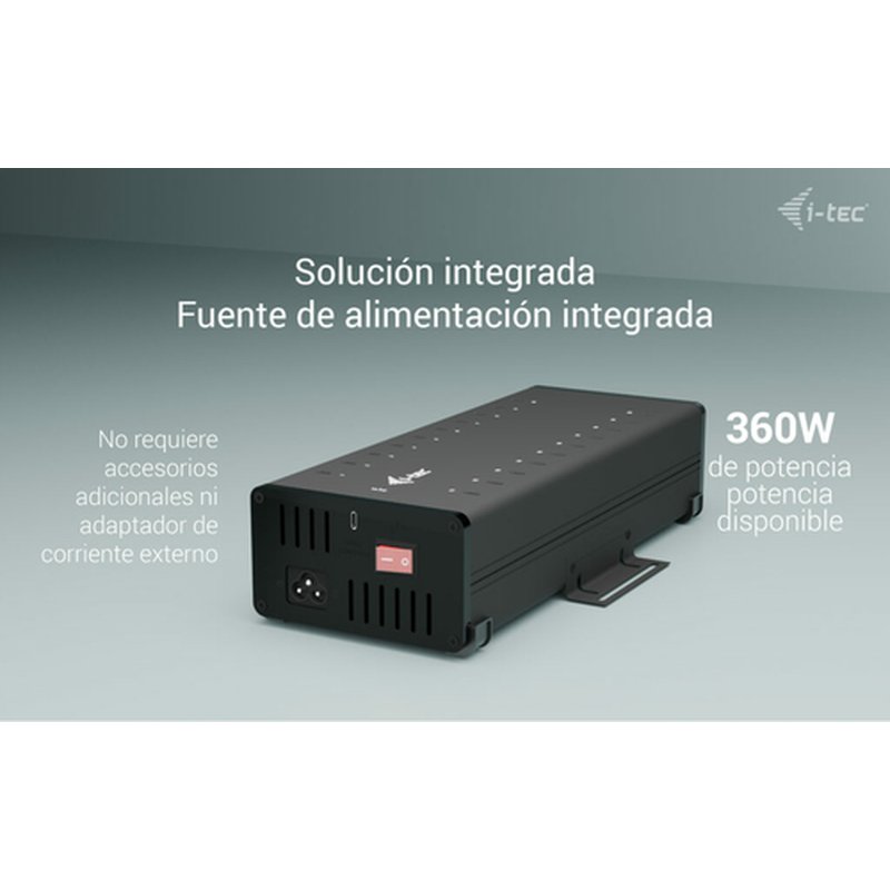 i-tec USB-C/USB-A Metal Charging + data HUB, 15W per port, 20x USB-C - Imagen 6