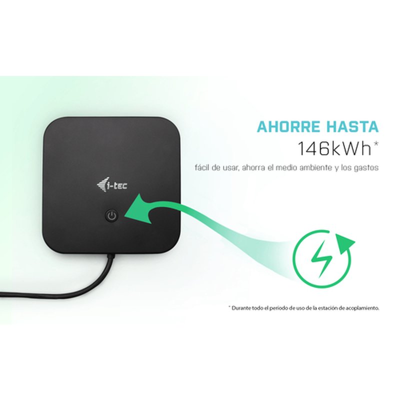 i-tec USB-C Dual Display Docking Station with Power Delivery 65W + Universal Charger 77 W i-tec USB-C Dual Display Docking Station with Power Delivery 65W + Universal Charger 77 W - Imagen 18