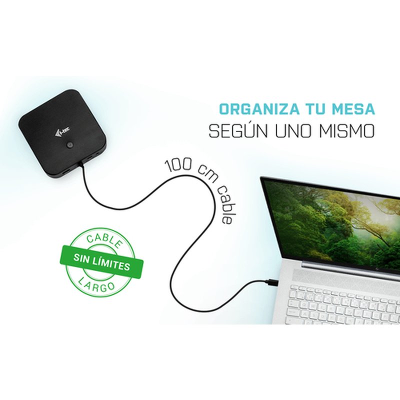 i-tec USB-C Dual Display Docking Station with Power Delivery 65W + Universal Charger 77 W i-tec USB-C Dual Display Docking Station with Power Delivery 65W + Universal Charger 77 W - Imagen 19