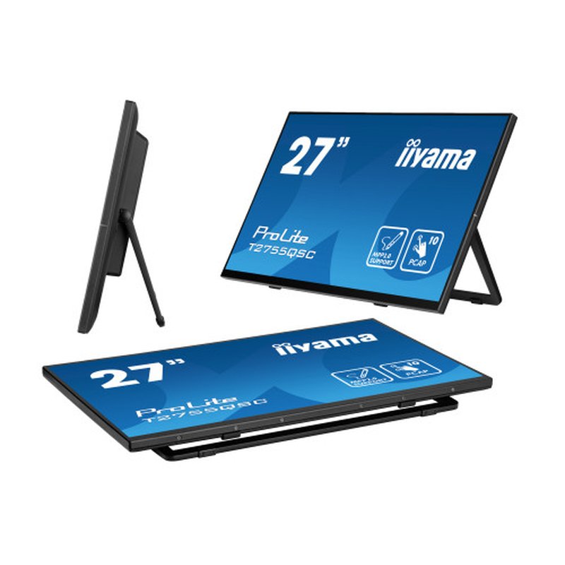 iiyama ProLite T2755QSC-B1 pantalla para PC 68,6 cm (27") 2560 x 1440 Pixeles Full HD LCD Pantalla táctil Negro - Imagen 19