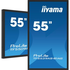 iiyama TF5539AS-B1AG pantalla de señalización Pantalla plana para señalización digital 138,7 cm (54.6") LED 500 cd / m² 4K Ultra HD Negro Pantalla táctil Procesador incorporado Android 24/7 iiyama TF5539AS-B1AG pantalla de señalización Pantalla plana para señalización digital 138,7 cm (54.6") LED 500 cd / m² 4K Ultra HD Negro Pantalla táctil Procesador incorporado Android 24/7