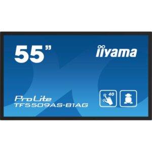 iiyama TF5539AS-B1AG pantalla de señalización Pantalla plana para señalización digital 138,7 cm (54.6") LED 500 cd / m² 4K Ultra HD Negro Pantalla táctil Procesador incorporado Android 24/7 iiyama TF5539AS-B1AG pantalla de señalización Pantalla plana para señalización digital 138,7 cm (54.6") LED 500 cd / m² 4K Ultra HD Negro Pantalla táctil Procesador incorporado Android 24/7