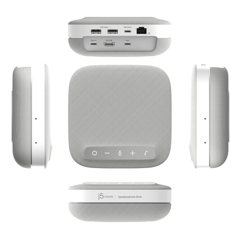 j5create Base de acoplamiento con altavoz USB-C de 4K j5create Base de acoplamiento con altavoz USB-C de 4K - Imagen 4