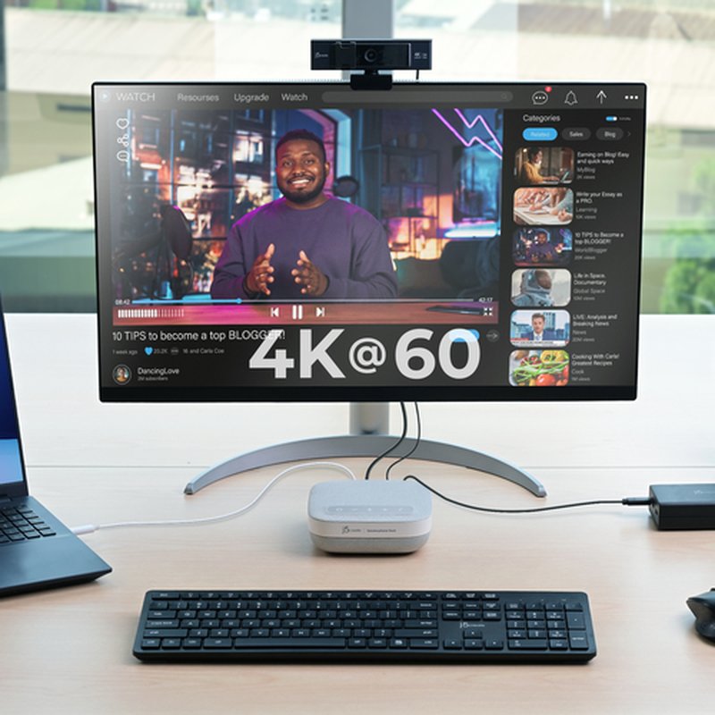 j5create Base de acoplamiento con altavoz USB-C de 4K j5create Base de acoplamiento con altavoz USB-C de 4K - Imagen 7