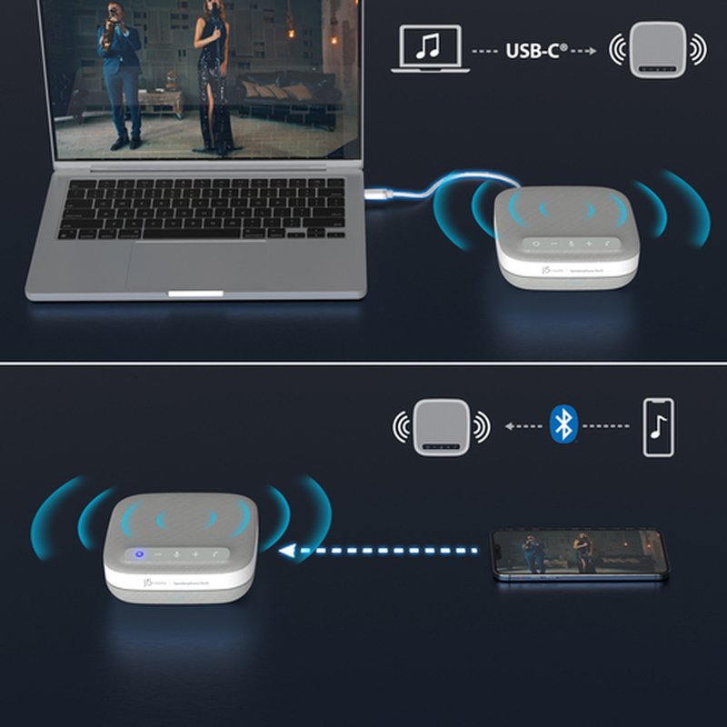 j5create Base de acoplamiento con altavoz USB-C de 4K j5create Base de acoplamiento con altavoz USB-C de 4K - Imagen 8