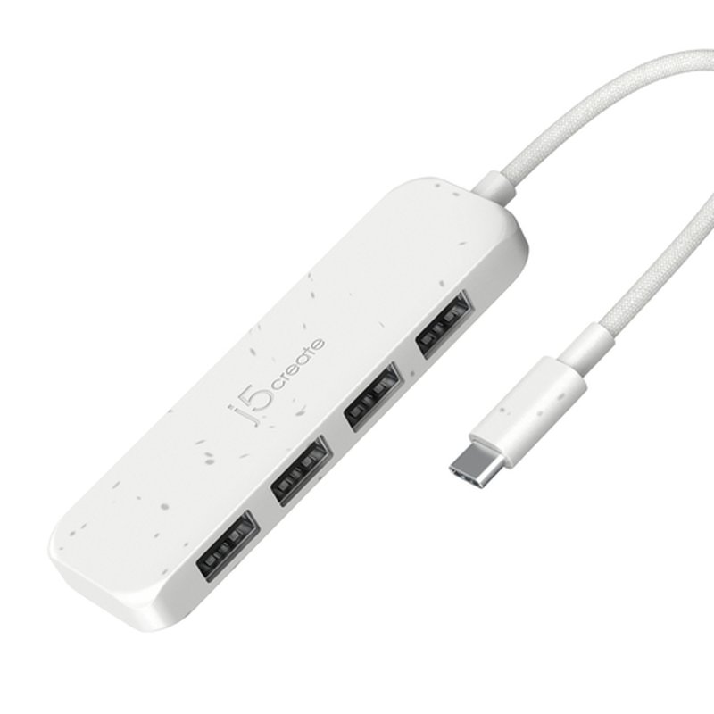 j5create Concentrador USB-C a 4 puertos de tipo A de 2ª generación ecológico j5create Concentrador USB-C a 4 puertos de tipo A de 2ª generación ecológico