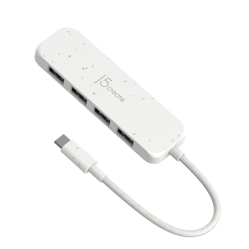 j5create Concentrador USB-C a 4 puertos de tipo A de 2ª generación ecológico j5create Concentrador USB-C a 4 puertos de tipo A de 2ª generación ecológico - Imagen 3