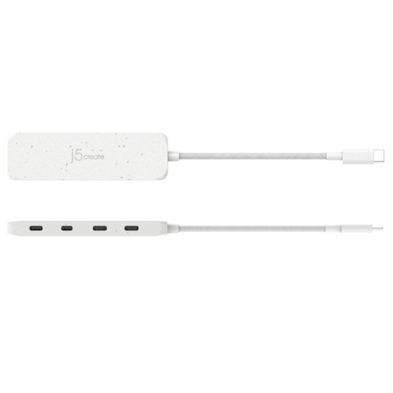 j5create Concentrador USB-C a 4 puertos de tipo C de 2ª generación ecológico j5create Concentrador USB-C a 4 puertos de tipo C de 2ª generación ecológico - Imagen 4
