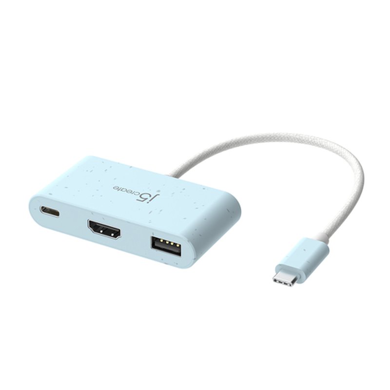 j5create JCA379EC-N USB-C® ecológico a HDMI™ y USB™ de Tipo A con suministro de energía j5create JCA379EC-N USB-C® ecológico a HDMI™ y USB™ de Tipo A con suministro de energía - Imagen 2