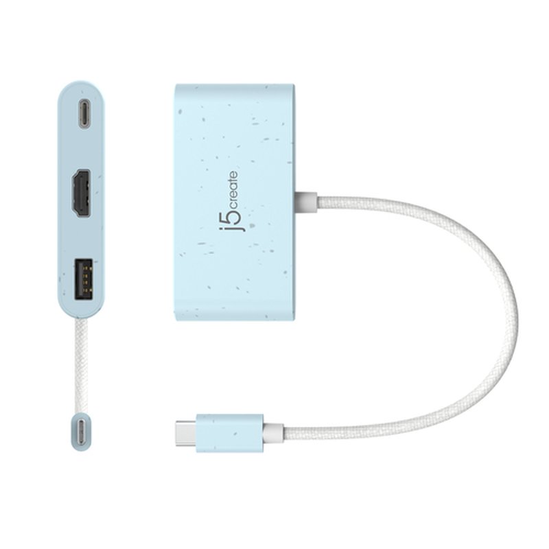 j5create JCA379EC-N USB-C® ecológico a HDMI™ y USB™ de Tipo A con suministro de energía j5create JCA379EC-N USB-C® ecológico a HDMI™ y USB™ de Tipo A con suministro de energía - Imagen 3