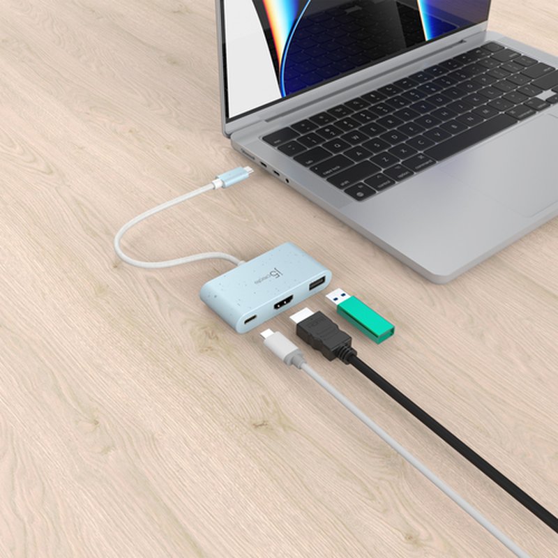 j5create JCA379EC-N USB-C® ecológico a HDMI™ y USB™ de Tipo A con suministro de energía j5create JCA379EC-N USB-C® ecológico a HDMI™ y USB™ de Tipo A con suministro de energía - Imagen 4