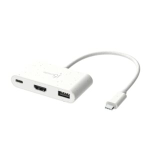 Alternative view of j5create JCA379EW-N USB-C® ecológico a HDMI™ y USB™ de Tipo A con suministro de energía