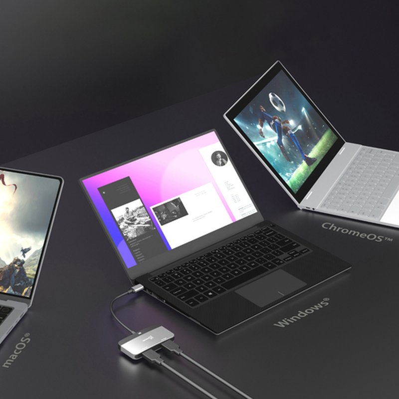 j5create JCA465-N USB-C® de 8K a adaptador de pantalla HDMI™ doble - Imagen 11