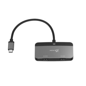 j5create JCA465-N USB-C® de 8K a adaptador de pantalla HDMI™ doble