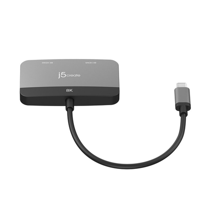 j5create JCA465-N USB-C® de 8K a adaptador de pantalla HDMI™ doble - Imagen 6