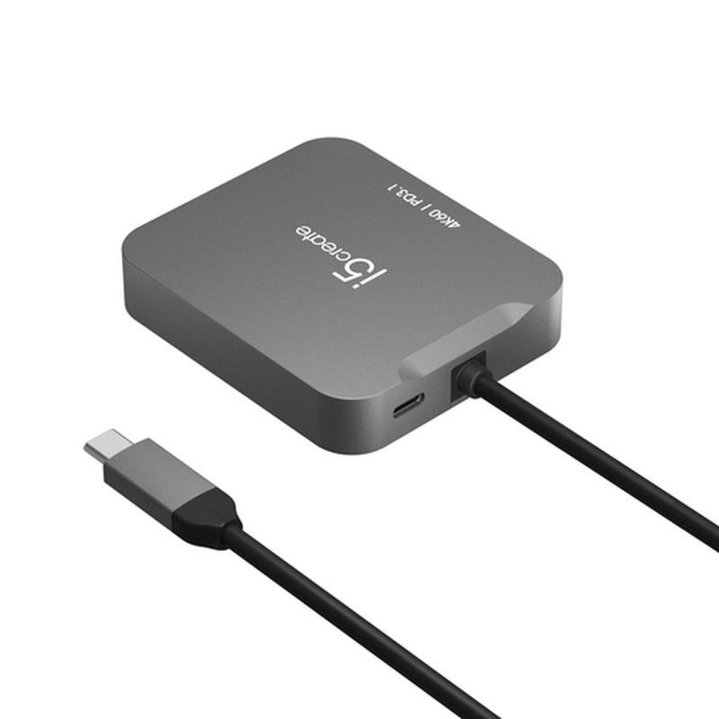 j5create JCD3191-N base para portátil y replicador de puertos Alámbrico USB 3.2 Gen 2 (3.1 Gen 2) Type-C Gris - Imagen 2