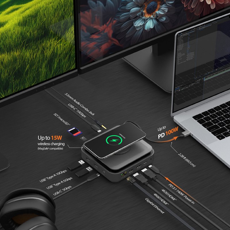 j5create JCD3199-N Base de acoplamiento USB-C® de 4K HDMI™ dual j5create JCD3199-N Base de acoplamiento USB-C® de 4K HDMI™ dual - Imagen 5