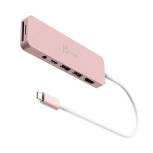 j5create JCD373ER-N Concentrador de múltiples puertos USB-C® ecológico con suministro de energía