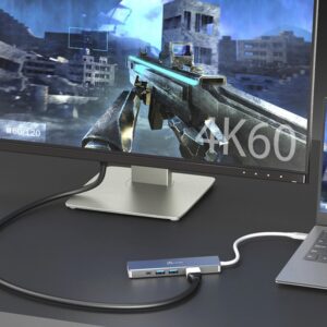 j5create JCD390-N base para portátil y replicador de puertos Alámbrico USB 3.2 Gen 2 (3.1 Gen 2) Type-C Plata, Blanco