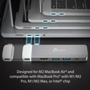 j5create JCD394-N Concentrador de gran calidad USB-C® de 6K j5create JCD394-N Concentrador de gran calidad USB-C® de 6K