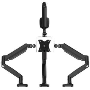 j5create JTSA101-N soporte para monitor 81,3 cm (32") Negro Escritorio