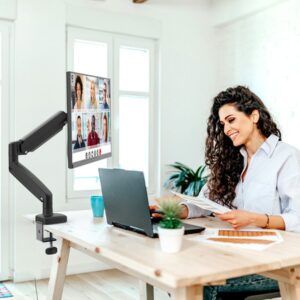 j5create JTSA101-N soporte para monitor 81,3 cm (32") Negro Escritorio