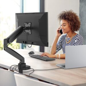 j5create JTSA301-N soporte para monitor 81,3 cm (32") Negro Escritorio