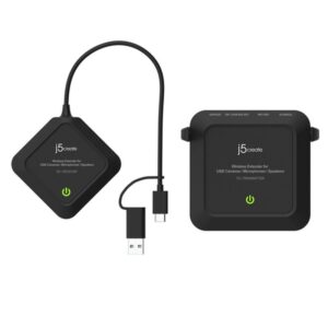 j5create JVW120-N Extensor inalámbrico para Cámaras USB™ / Micrófonos / Altavoces j5create JVW120-N Extensor inalámbrico para Cámaras USB™ / Micrófonos / Altavoces