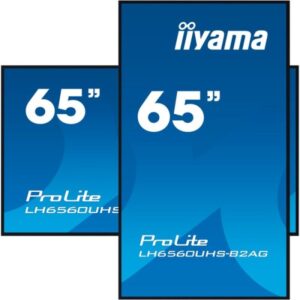 iiyama LH6560UHS-B2AG pantalla de señalización Pizarra de caballete digital 165,1 cm (65") LED Wifi 500 cd / m² 4K Ultra HD Negro Procesador incorporado Android 11 24/7 iiyama LH6560UHS-B2AG pantalla de señalización Pizarra de caballete digital 165,1 cm (65") LED Wifi 500 cd / m² 4K Ultra HD Negro Procesador incorporado Android 11 24/7