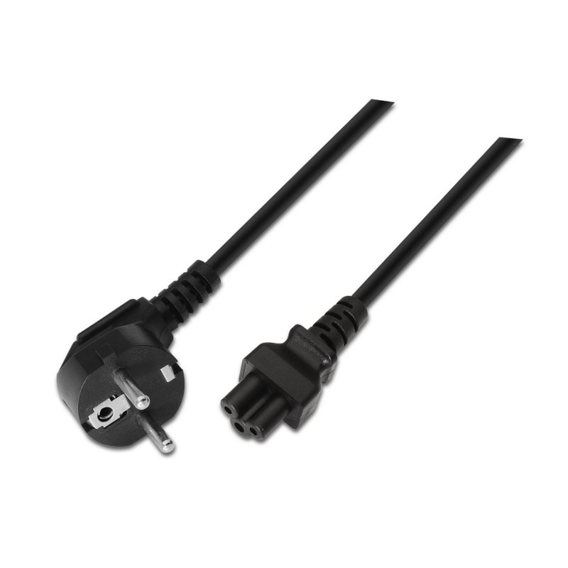 AISENS A132-0172 cable de transmisión Negro 1,5 m CEE7/7 C5 acoplador AISENS A132-0172 cable de transmisión Negro 1,5 m CEE7/7 C5 acoplador