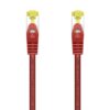 AISENS Cable De Red Latiguillo RJ45 LSZH Cat.7 600 MHz S/FTP PIMF AWG26, Rojo, 1.0 m