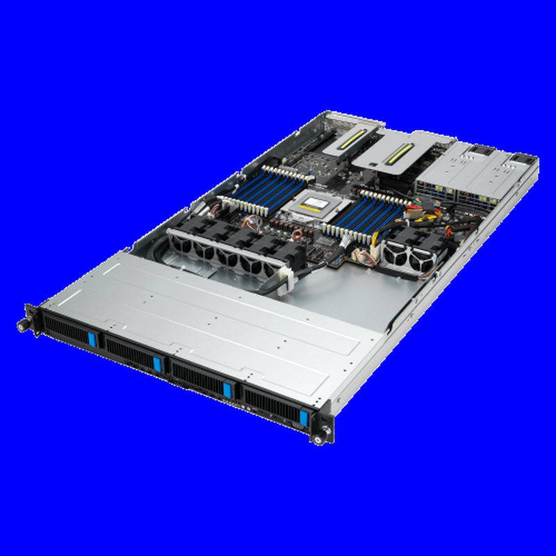 ASUS RS500A-E12-RS4U Socket SP5 Bastidor (1U) Negro, Plata ASUS RS500A-E12-RS4U Socket SP5 Bastidor (1U) Negro, Plata - Imagen 4