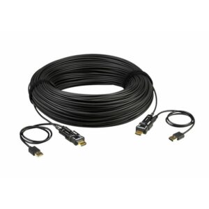 ATEN Cable óptico activo HDMI True 4K de 100 m con conector desmontable (True 4K a 100 m)