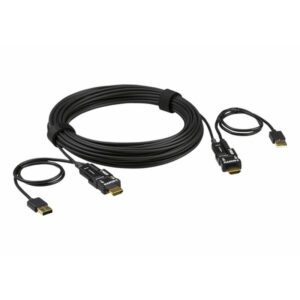 ATEN Cable óptico activo HDMI True 4K de 30 m con conector desmontable (True 4K a 30 m)