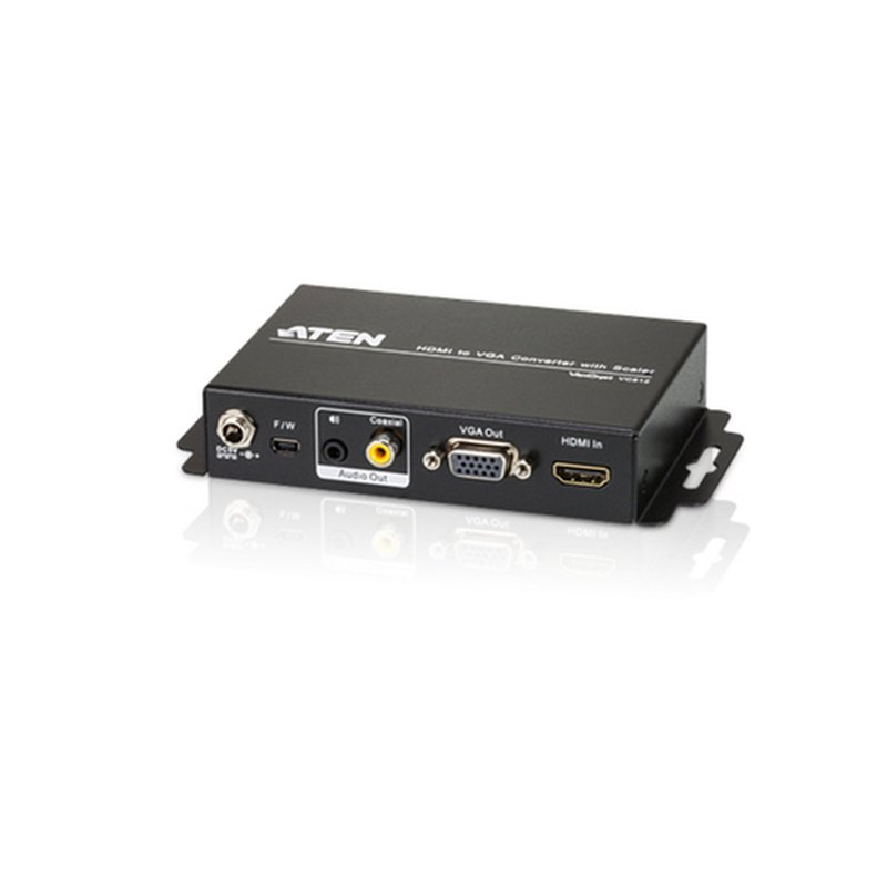 ATEN Conversor de HDMI a VGA/Audio con escalador