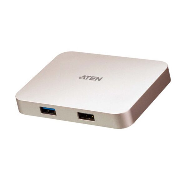 ATEN Docking station ultracompacta USB-C con power pass-through