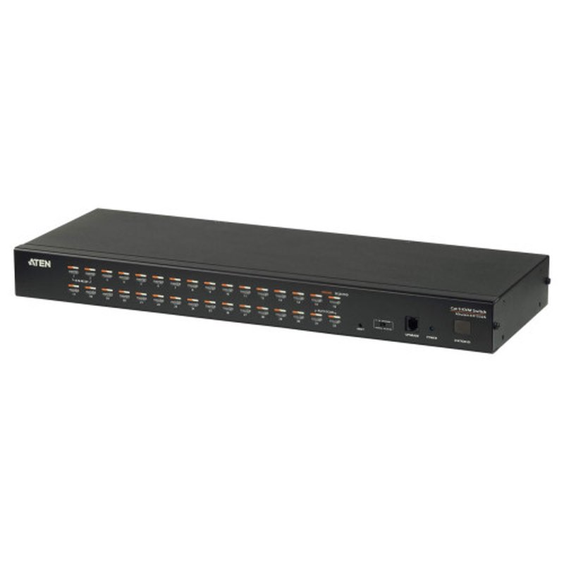 ATEN Switch KVM Cat 5 multi-interfaz de 32 puertos