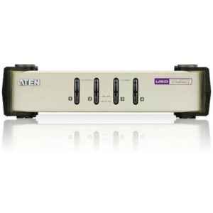 ATEN Switch KVM VGA PS/2-USB de 4 puertos ATEN Switch KVM VGA PS/2-USB de 4 puertos
