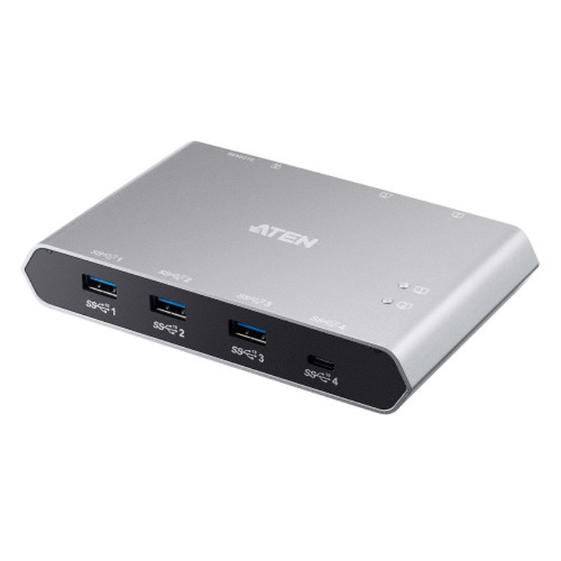 ATEN Switch de periféricos USB-C Gen2 de 2 puertos con power pass-through ATEN Switch de periféricos USB-C Gen2 de 2 puertos con power pass-through