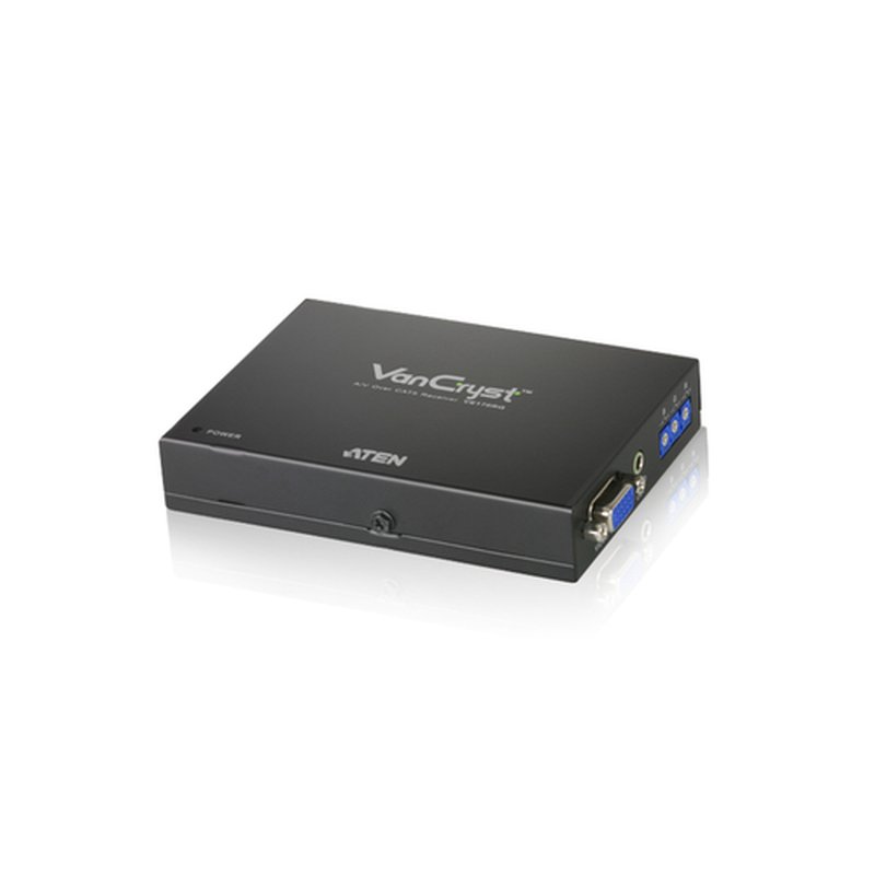 ATEN VE170RQ-AT-G extensor audio/video Receptor AV Negro