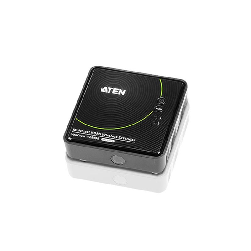 ATEN VE849R-AT-G extensor audio/video Receptor AV Negro - Imagen 2
