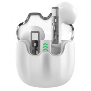 AURICULAR IN-EAR + MIC COOL DUAL POD VISION BLUETOOTH WHITE