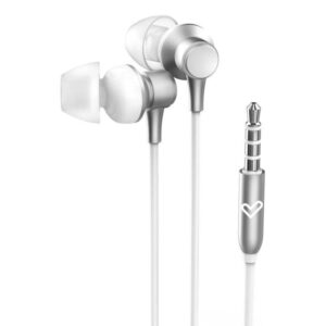 AURICULAR IN-EAR + MIC ENERGY METALLIZED JACK WHITE