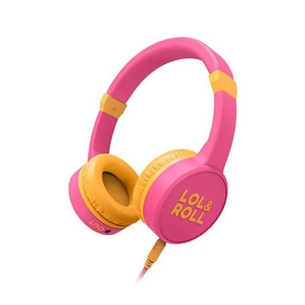 AURICULAR + MIC ENERGY LOL&ROLL POP KIDS PINK