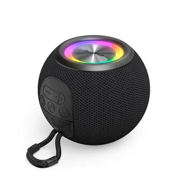 Altavoz Hama Ball Shape Mono Negro