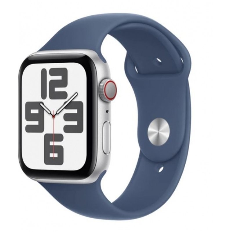 APPLE WATCH SE GPS + CELL 44MM SILVER ALUMINIUM + CORREA DENIM SPORT BAND S/M