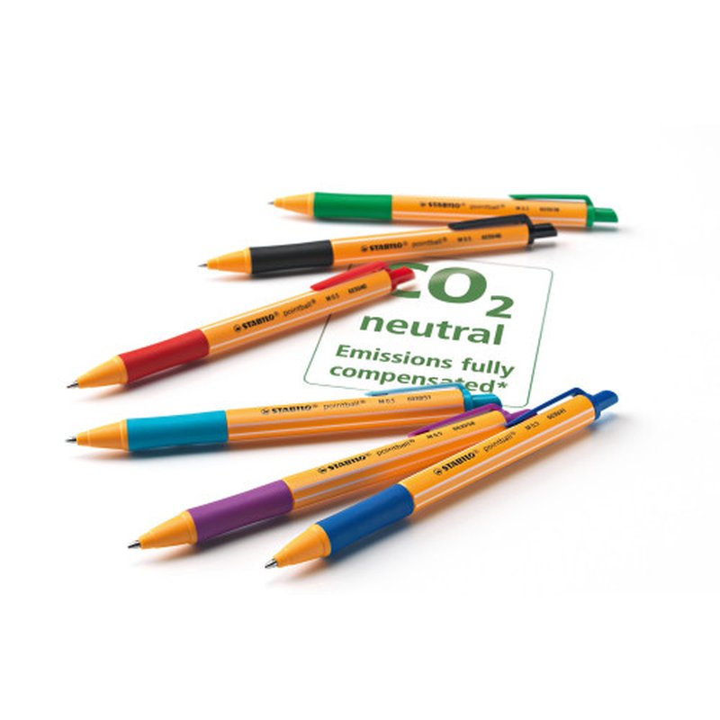 STABILO pointball Azul Bolígrafo de punta retráctil con pulsador 1 pieza(s) | PACK 10 UNIDADES STABILO pointball Azul Bolígrafo de punta retráctil con pulsador 1 pieza(s) | PACK 10 UNIDADES - Imagen 4