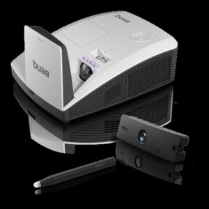 BenQ MW855UST+ videoproyector Proyector de alcance ultracorto 3500 lúmenes ANSI DLP WXGA (1280x800) 3D Negro, Blanco BenQ MW855UST+ videoproyector Proyector de alcance ultracorto 3500 lúmenes ANSI DLP WXGA (1280x800) 3D Negro, Blanco